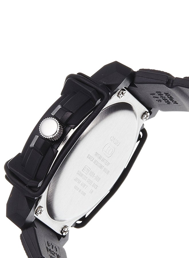 CASIO Men's Water Resistant Analog Watch HDA-600B-7BVDF - 37 mm - Black - Image 3