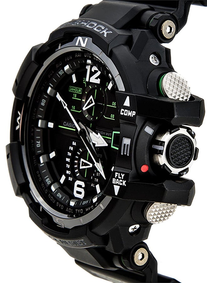 CASIO - men Water Resistant Chronograph Watch GWA1100-1A3 - Image 1
