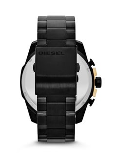 DIESEL Men's Master Chief Round Shape Stainless Steel Chronograph Wrist Watch 51 mm - Black - DZ4338  - Image 2