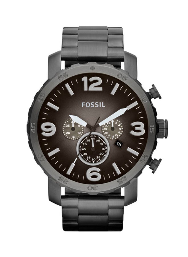 Jr1437 FOSSIL Men's Water Resistant Chronograph Watch JR1437 - 50 mm - Grey ...