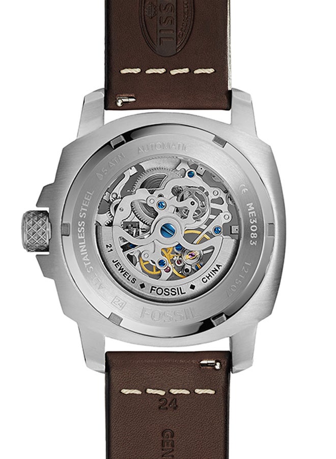 فوسيل ساعة ميكانيكية مقاومة للماء طراز ME3083 للرجال - Image 2