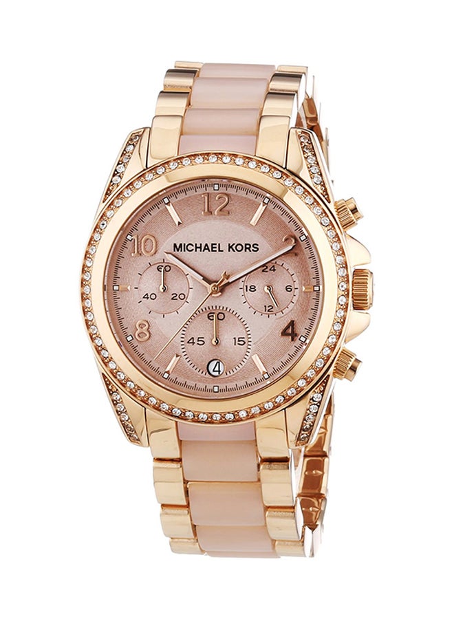 مايكل كورس ساعة كرونوغراف مقاومة للماء طراز MK5943 للنساء  - Image 1