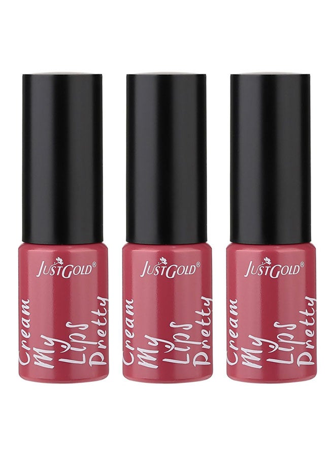 JUST GOLD Cream My Lips Pretty Lipstick 13 Pink  - Image 1