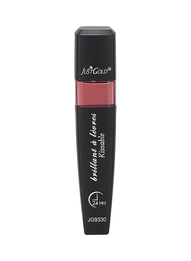 JUST GOLD Brilliant A Levres Shiny Lipstick 06 Brown  - Image 1