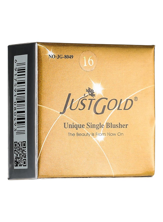 JUST GOLD Unique Single Blusher 16 Brown  - Image 4