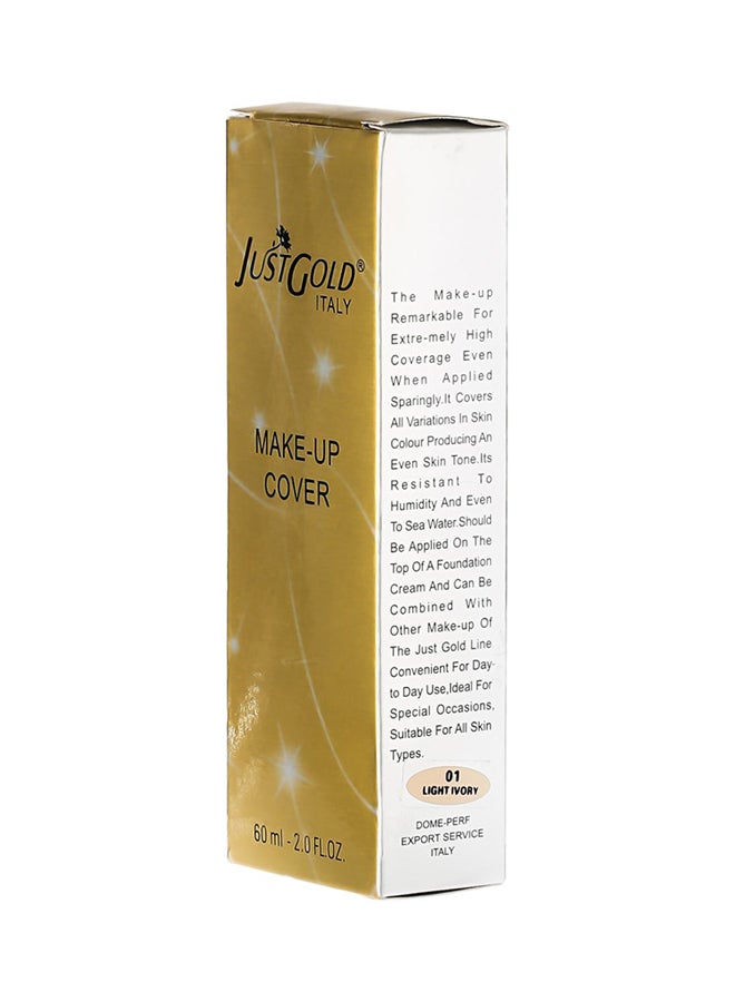 JUST GOLD - Make cover Face Foundation 01 Beige - Image 1