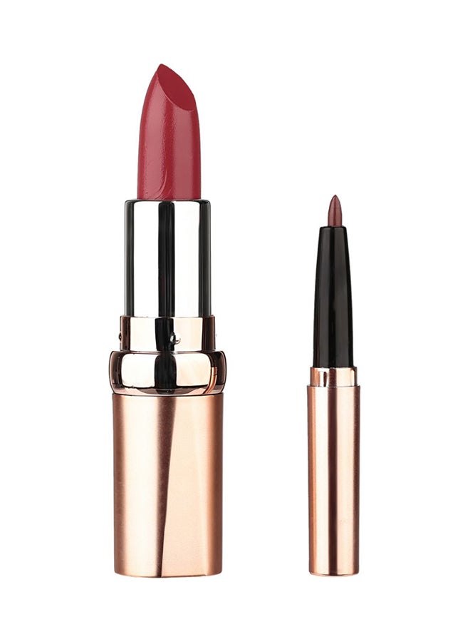 JUST GOLD Radiant Lipstick And Lip Liner 05 Red  - Image 2
