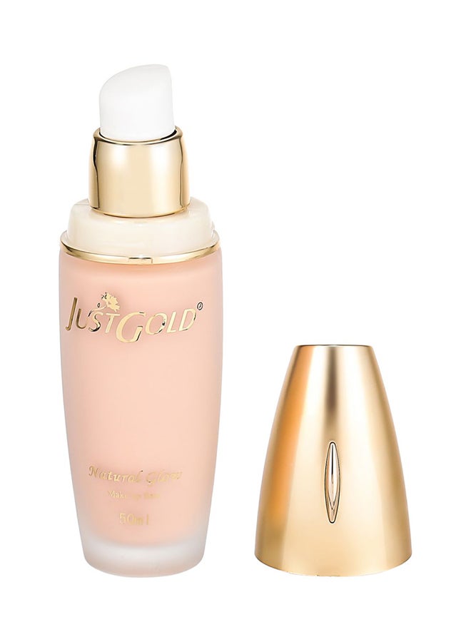 JUST GOLD Natural Glow Face Foundation 01 Beige  - Image 2