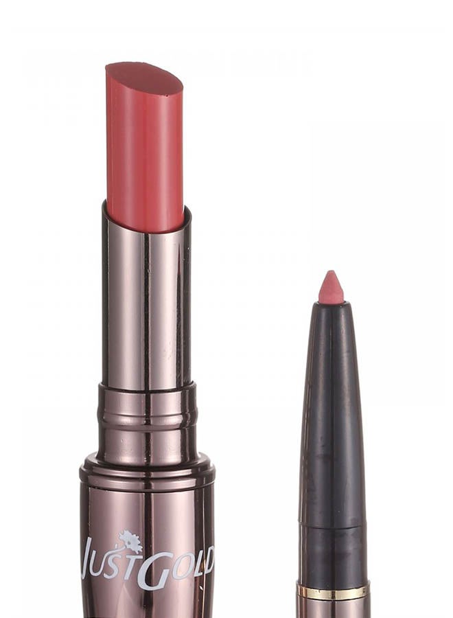 JUST GOLD 2-In-1 Moisture Lipstick 19 Pink - Image 2