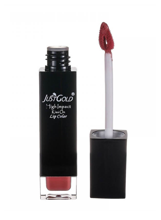 JUST GOLD High Impact K**s On Lip Matte Lipstick 09 Brown  - Image 2