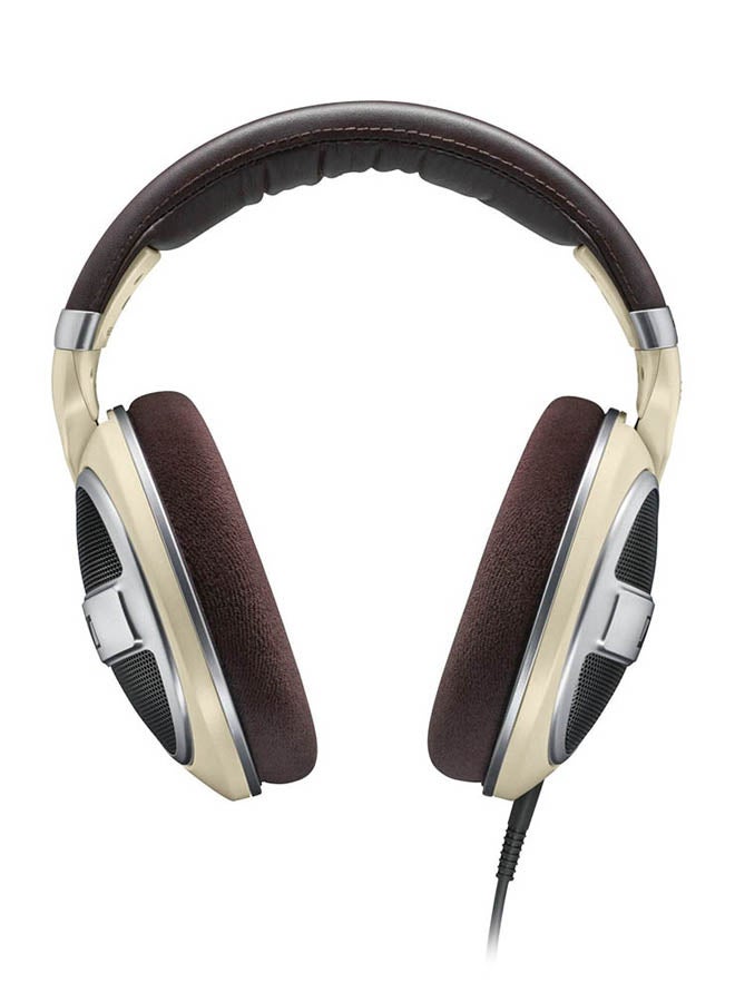 سنهيسر سماعات الأذن السلكية بتصميم يغطي الأذن إتش دي 599 بني كريمي - Image 1