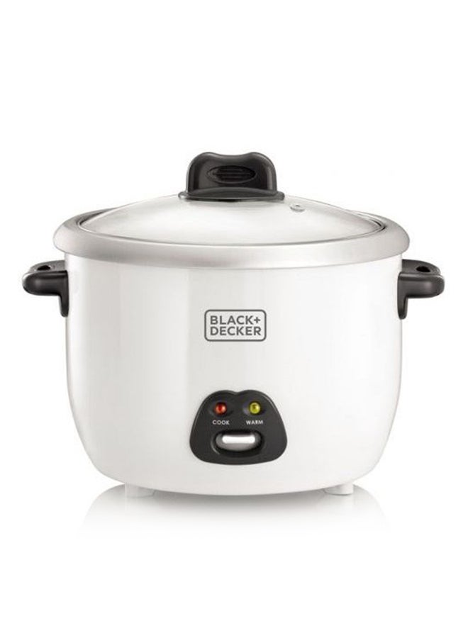 بلاك اند ديكر جهاز طهي أرز بسطح مانع للالتصاق 700.0 W RC1850 أبيض/أسود  - Image 1