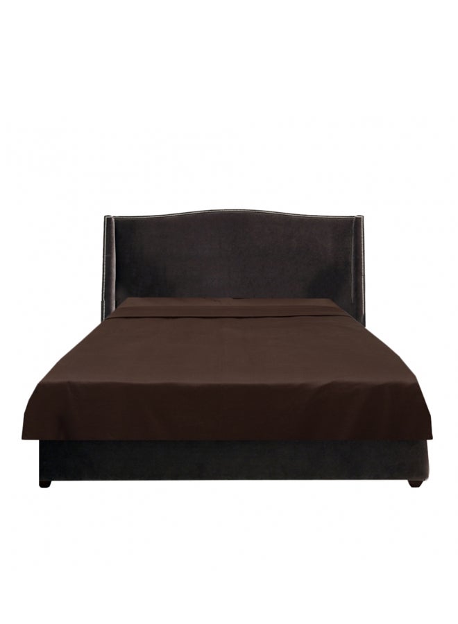 Flat Sheet Cotton Chocolate
