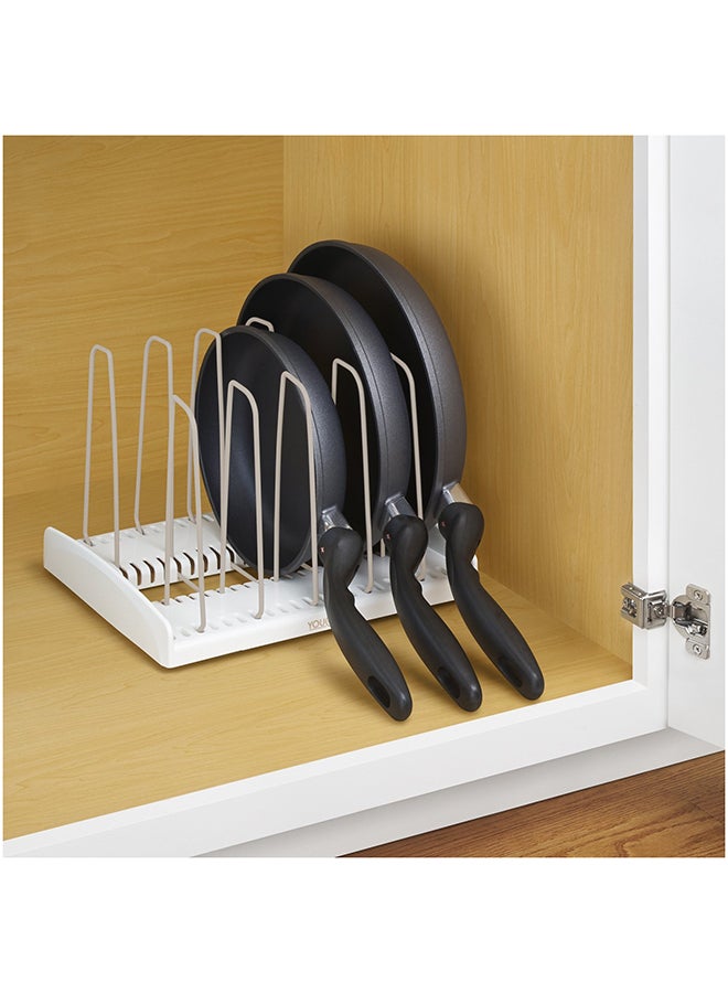 Storemore Adjustable Cookware Rack White
