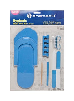 Onetech Manicure And Pedicure Kit Blue/White 
