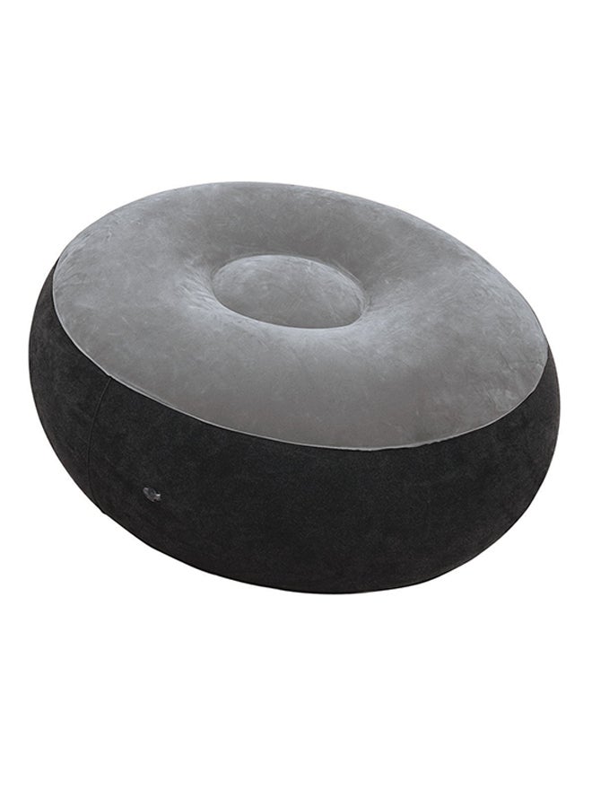 انتكس كرسي طويل قابل للسحب بالشكل العثماني رمادي/أسود 99x76x130Ø³Ù†ØªÙŠÙ…ØªØ± - Image 3