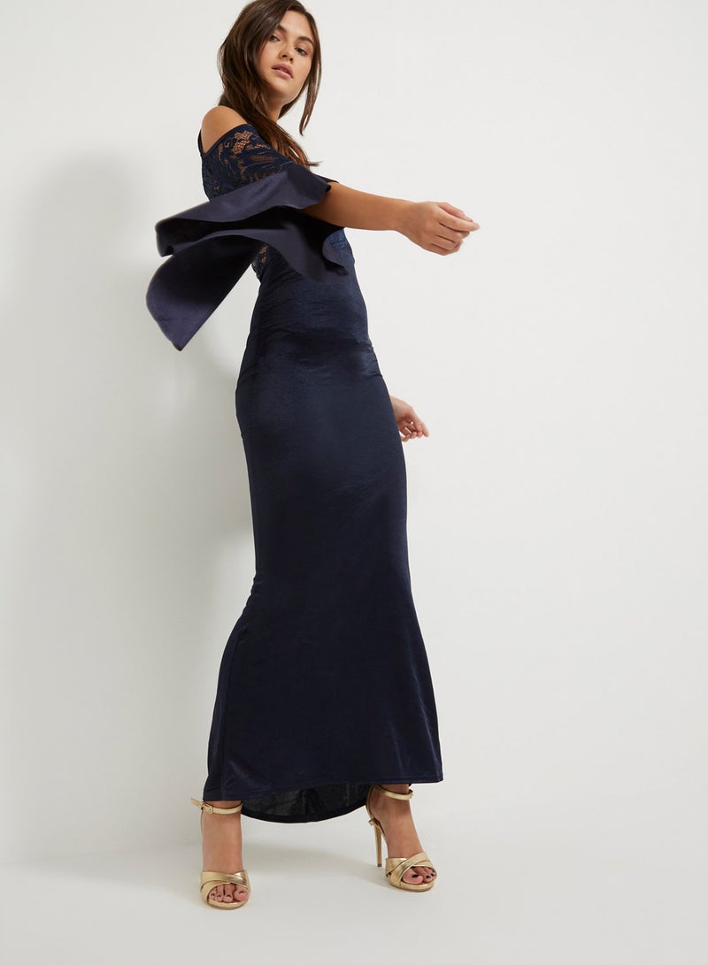 tfnc LONDON - Slovana Maxi Dress Navy - Image 1