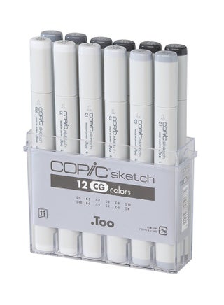 Set Of 12 Marker Set Cool Grey - v1514298922/N12724698A_1