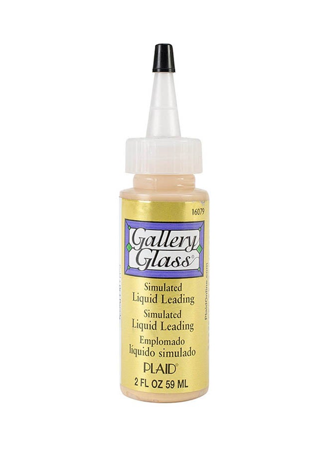 PLAID Gallery Glass Liquid Leading Gold