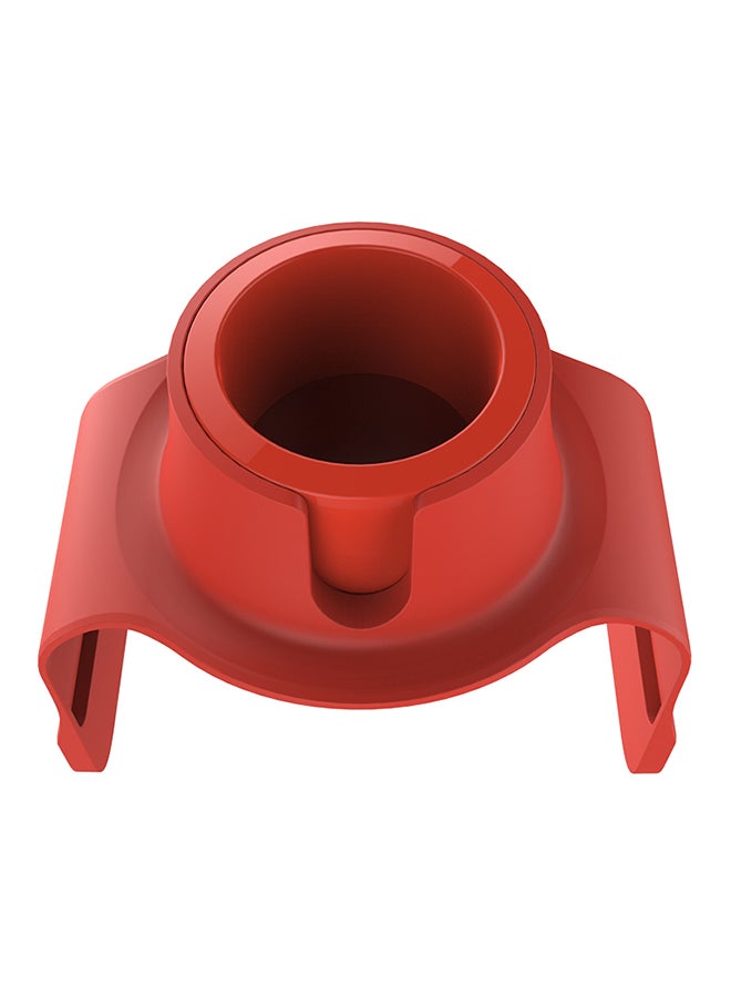 CouchCoaster - Original & Patented Armrest Couch Cup Holder, Rosso Red - A Weighted, Silicone, Anti Slip Coaster Stops Spills On Your Sofa, Armchair Or Recliner & Keeps Drinks in Reach Rossa Red One size fits all - Image 2