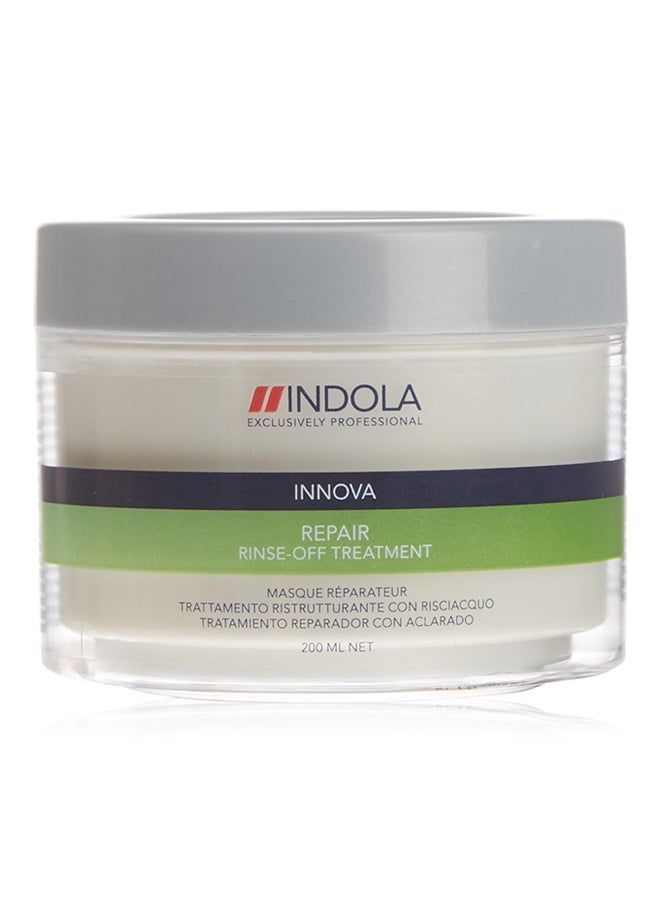 INDOLA Innova Repair Rinse Off Treatment White/Green/Blue 200ml - Image 1