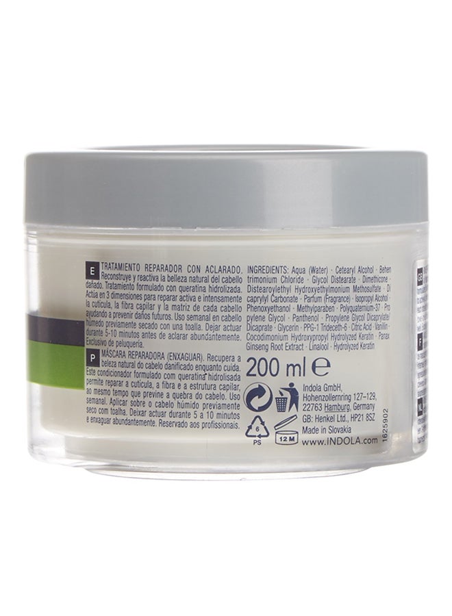 INDOLA Innova Repair Rinse Off Treatment White/Green/Blue 200ml - Image 2