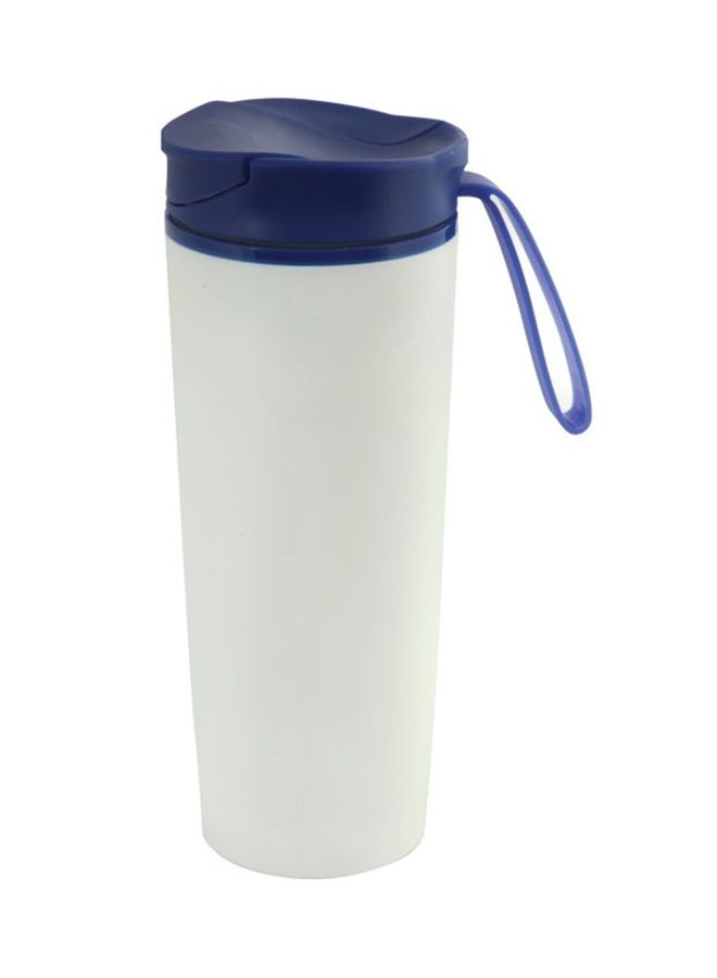 هانز لارسن كوب يُثبت بالشفط ومضاد للانسكاب أبيض/أزرق 470ملليلتر