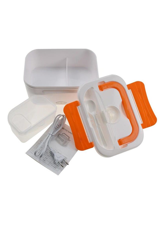 Generic - Electric Lunch Box White/Orange 17x10.8x23.5cm - Image 1