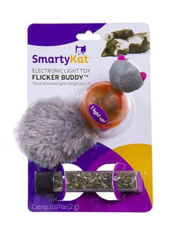 SmartyKat Flicker Buddy Electronic Light Cat Toy Multicolour  - Image 2