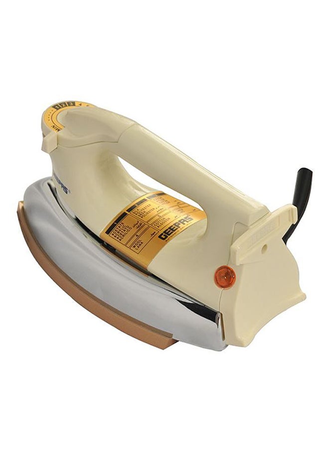 GEEPAS Dry Iron 1200W GDI7721 Beige/Silver 