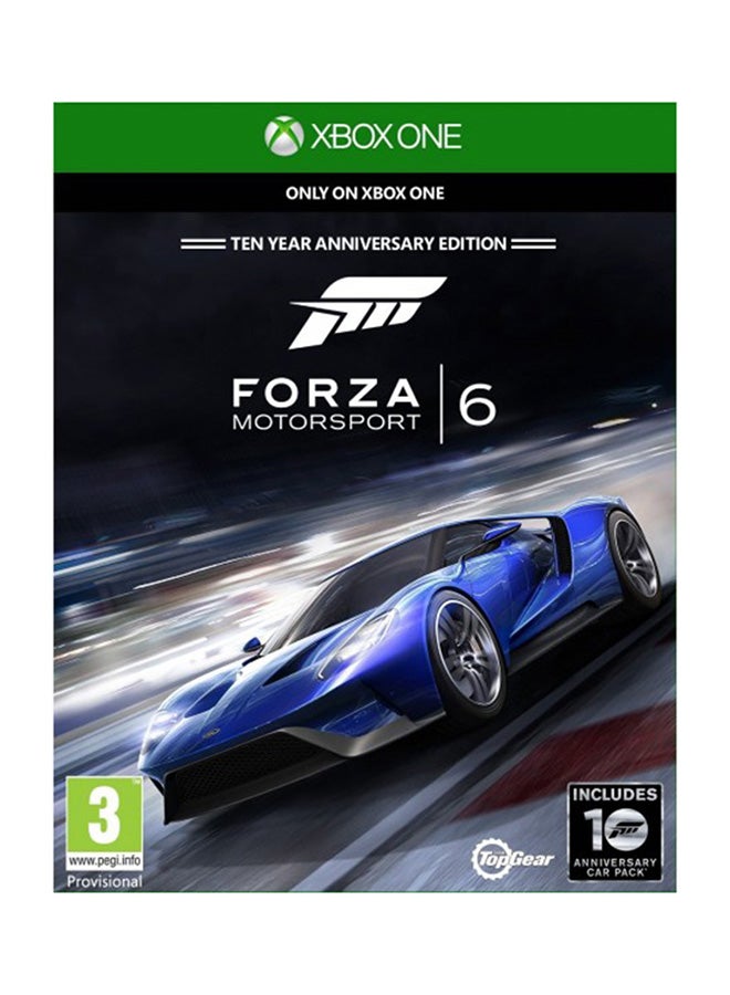 Microsoft Forza Motorsport 6 Ten Year Anniversary Edition (Intl Version) - Racing - Xbox One 