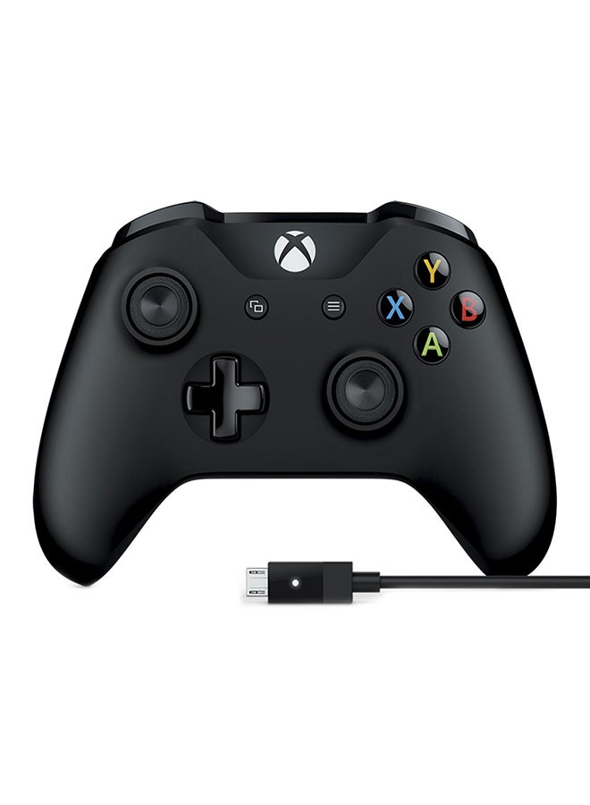 Microsoft - Xbox Wireless Controller + Cable For Windows - Image 1