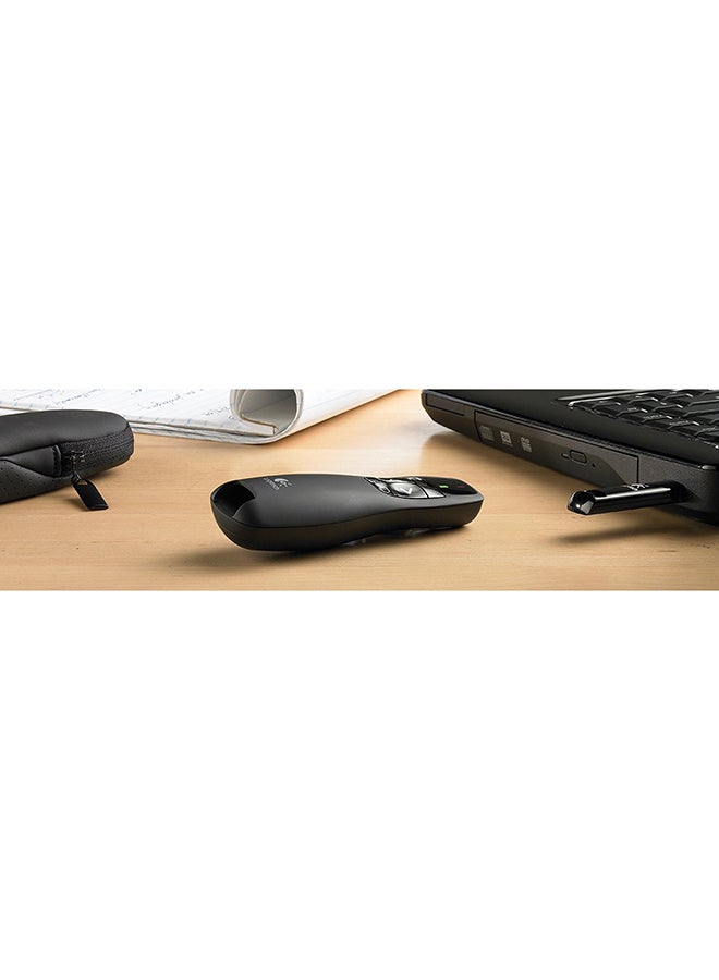 Logitech - Wireless Laser Presenter Remote Control Black - Image 1