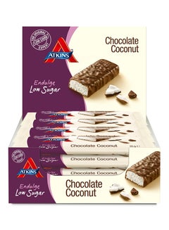 Atkins Pack Of 15 Protein Chocolates Coconut Endulge 