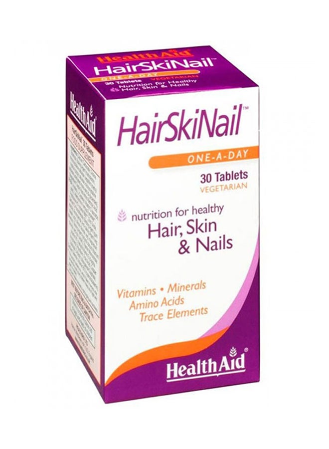 HealthAid Pack Of 30 HairSkiNail Tablets