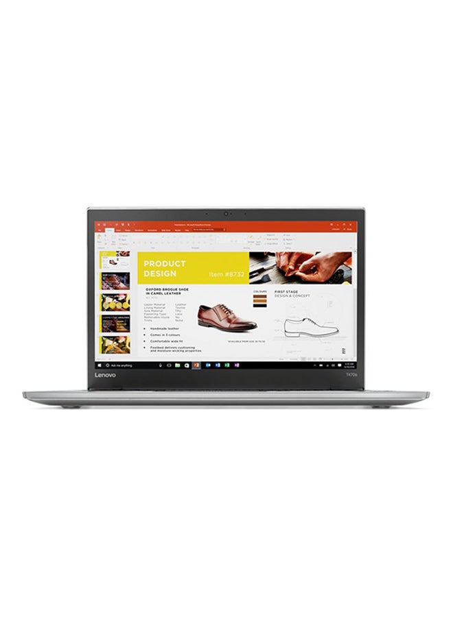 ThinkPad T470S With 14.1-Inch Display, Core i7 Processor/16GB RAM/512GB SSD/Intel HD Graphics 620 with Arabic/English Keyboard Silver