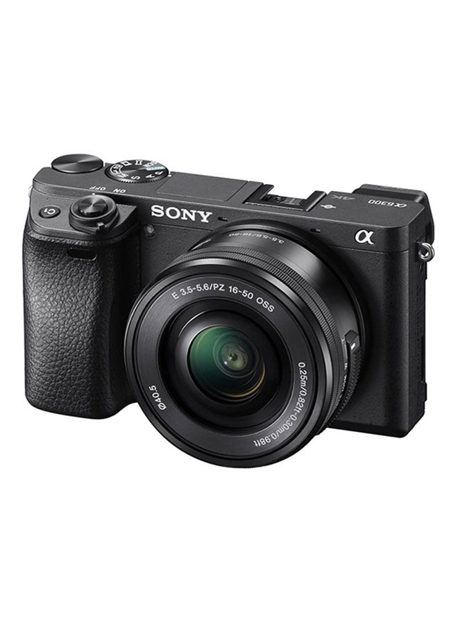 Sony - Alpha A6300 24.2 MP Mirrorless Digital Camera With 16-50mm Lens - Image 1
