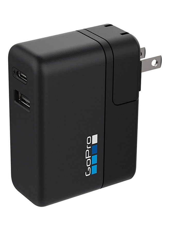 جو برو شاحن بمنفذ USB مزدوج 6000.0 mAh أسود - Image 1