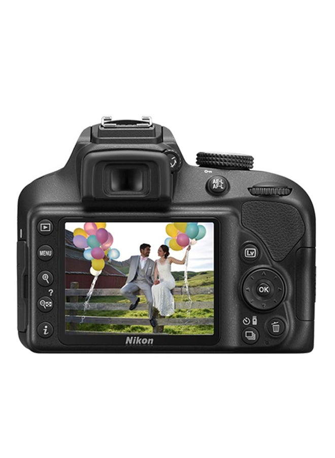 D3400 DSLR With AF-P DX NIKKOR 18-55mm f/3.5-5.6G VR Lens 24.2MP And Bluetooth