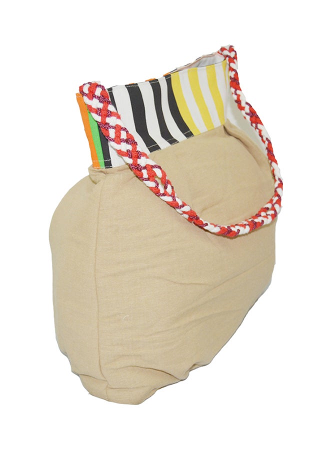 Green Bag - Canvas Tote Beige - Image 1