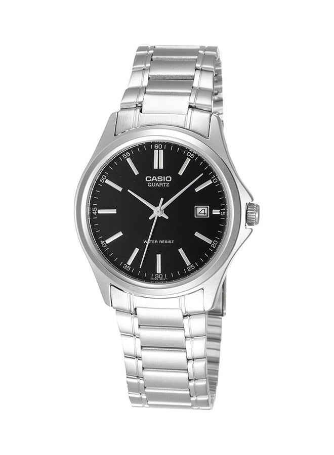 كاسيو ساعة يد بعقارب مقاومة للماء طراز LTP-1183A-1A - قياس 28 مم - لون فضي للرجال - Image 1