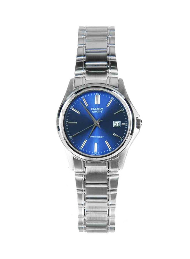 CASIO Women's Water Resistant Analog Watch LTP-1183A-2A - 37 mm - Silver - Image 1