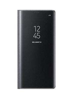 Clear View Standing Case Cover For Samsung Galaxy Note8 Black