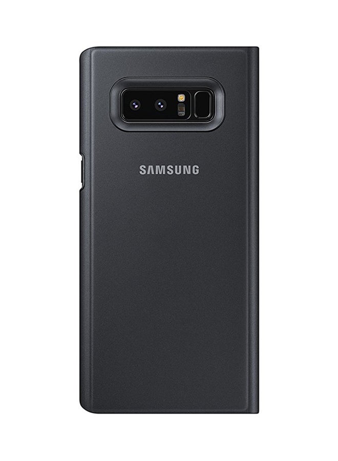 Samsung - Clear View Standing Case Cover For Samsung Galaxy Note8 Black - Image 1