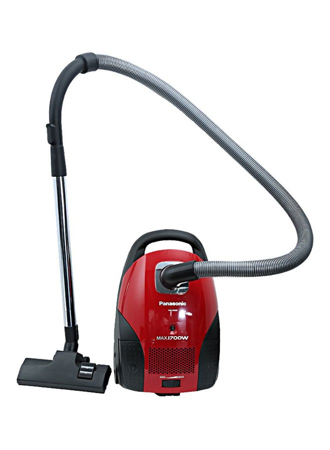 باناسونيك مكنسة كهربائية كانستر سعة 4 لترات وقدرة 1700 وات 4 L 1700 W MCCG525R أحمر وأسود - Image 1