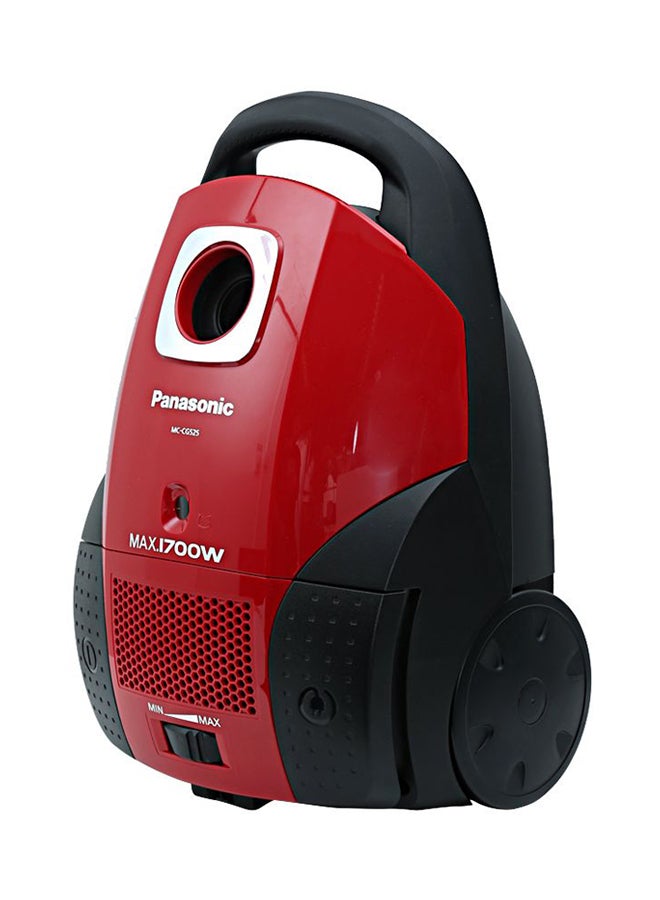 باناسونيك مكنسة كهربائية كانستر سعة 4 لترات وقدرة 1700 وات 4 L 1700 W MCCG525R أحمر وأسود - Image 3