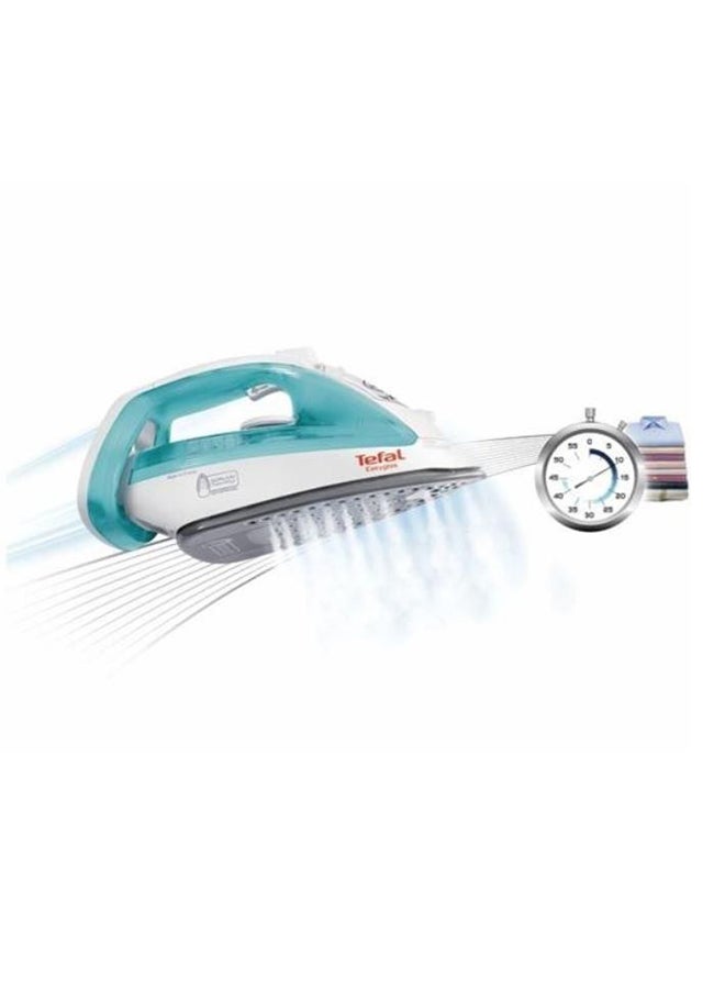 Tefal - Steam Iron With Spray Function 2200W FV3910 White/Blue - Image 1