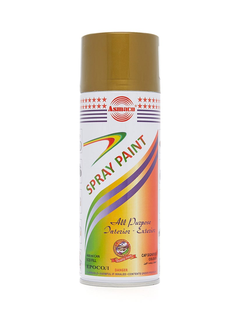 Asmaco Spray Paint Gold 400mm Gold 400mm