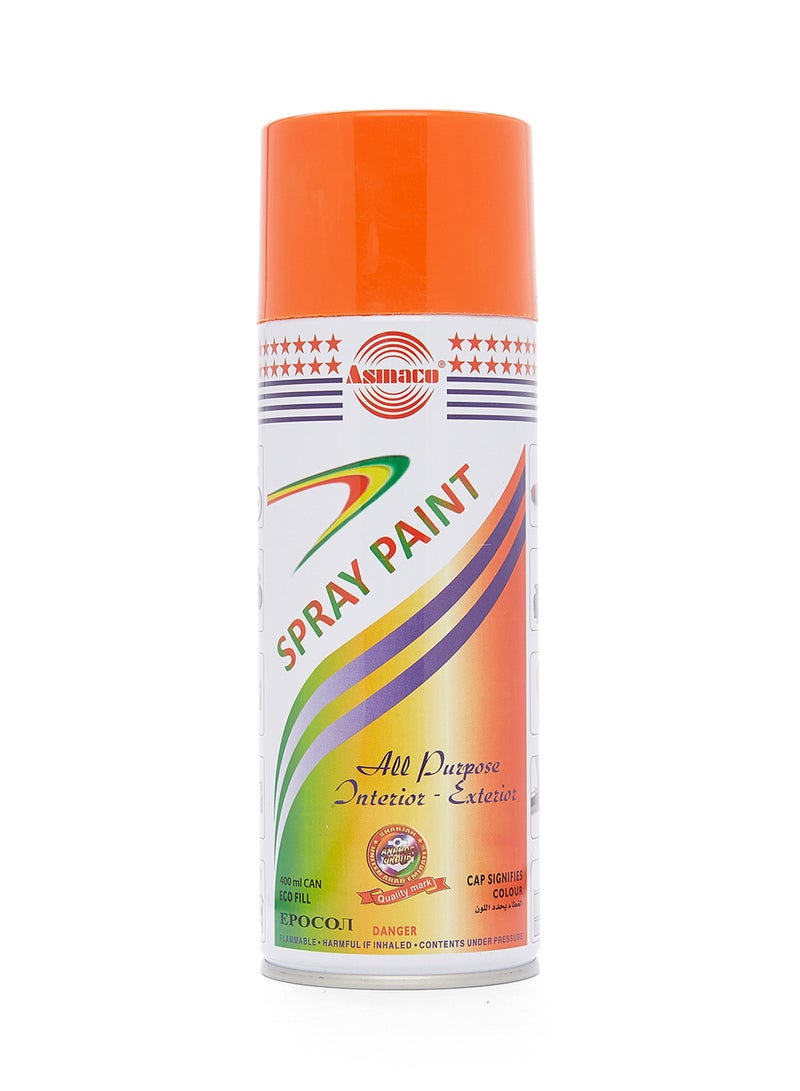 Asmaco Spray Paint Orange 400ml Orange 400ml - Image 1