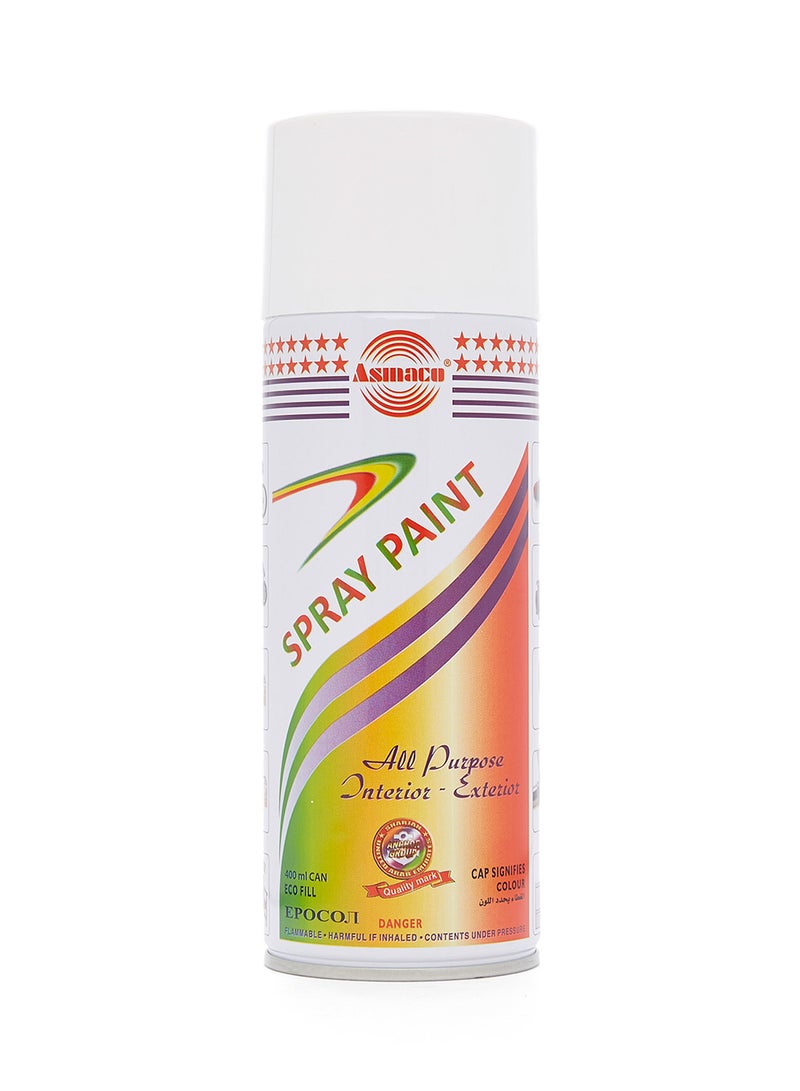 Asmaco All-Purpose Spray Paint White 400mm